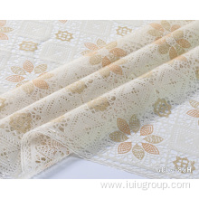 pvc printed plastic lace table cloth table cover